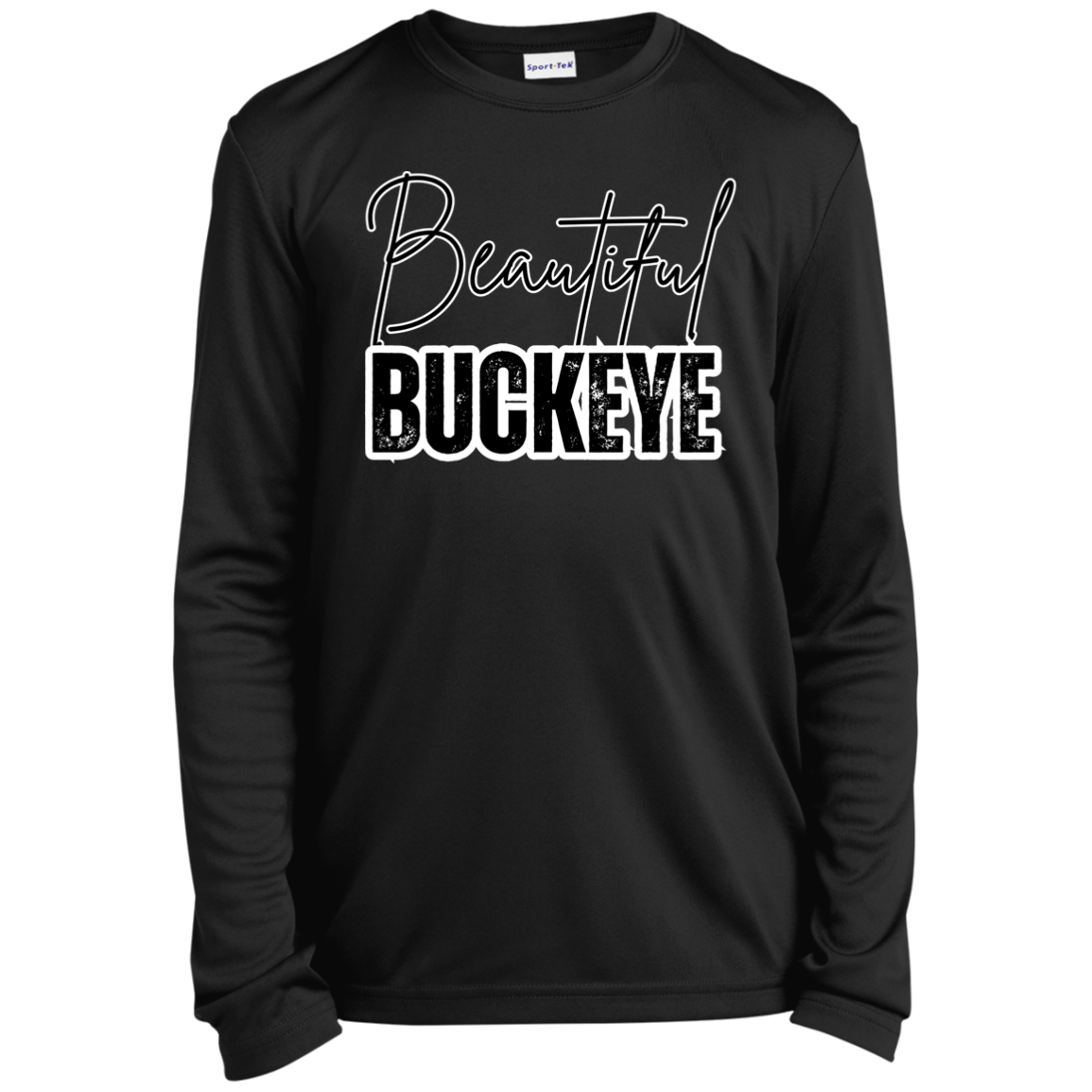 BEAUTIFUL Ohio State Youth Long Sleeve Performance Tee