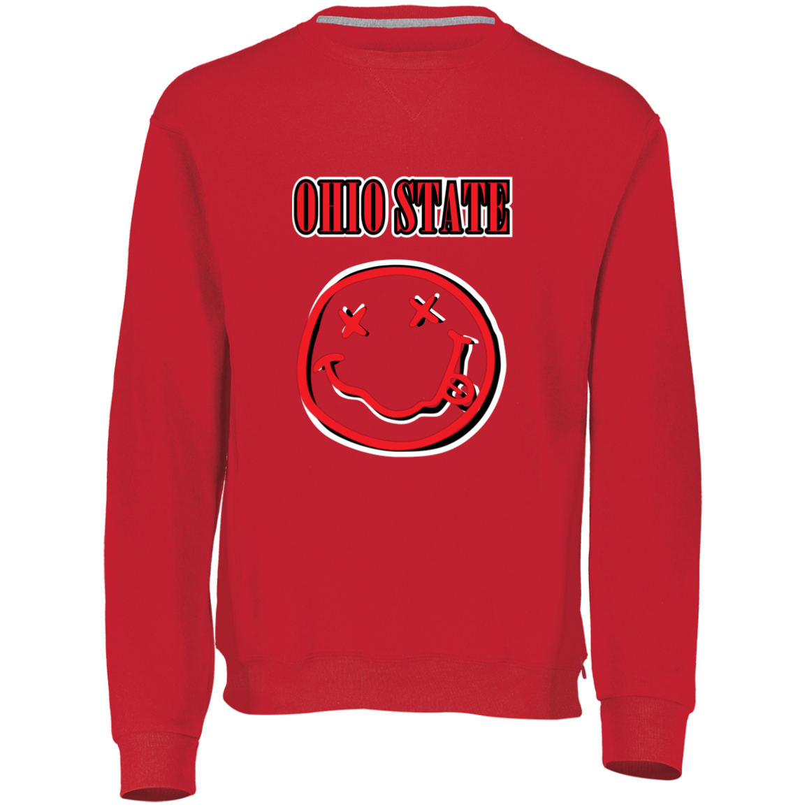 TEAMSPIRIT Ohio State Dri-Power Fleece Crewneck Sweatshirt