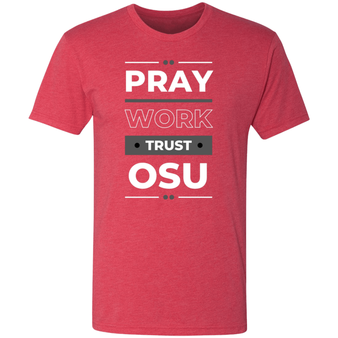 PRAY Ohio State Men's Triblend T-Shirt