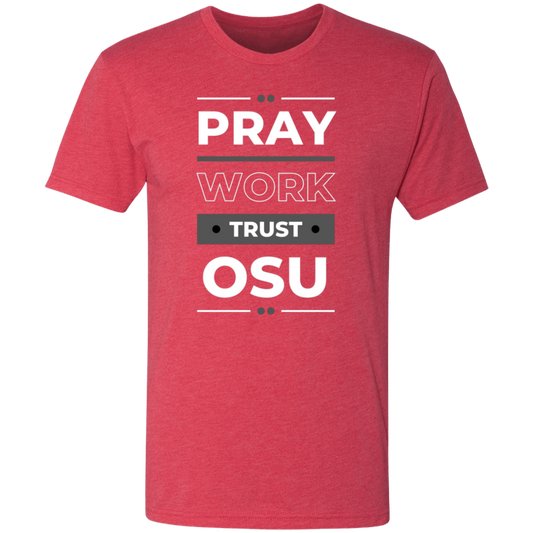 PRAY Ohio State Men's Triblend T-Shirt