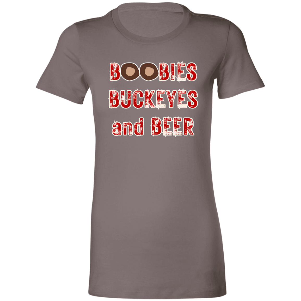 BOOBIES Ohio State Ladies' Favorite T-Shirt