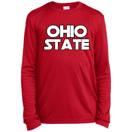 STAR Ohio State Youth Long Sleeve Performance Tee