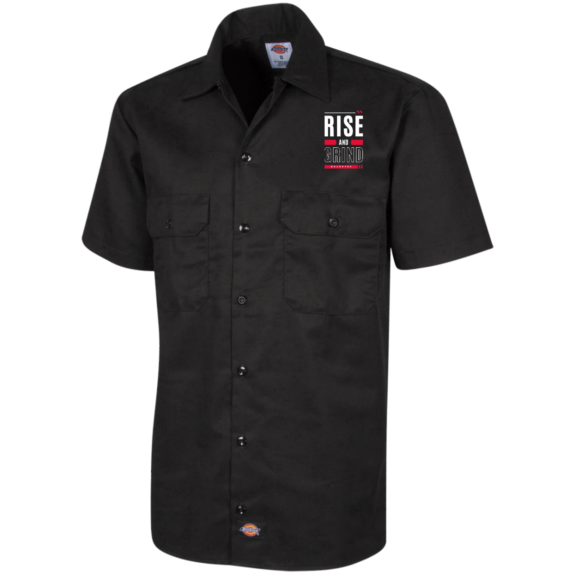 GRIND Ohio State Dickies Men's Short Sleeve Workshirt