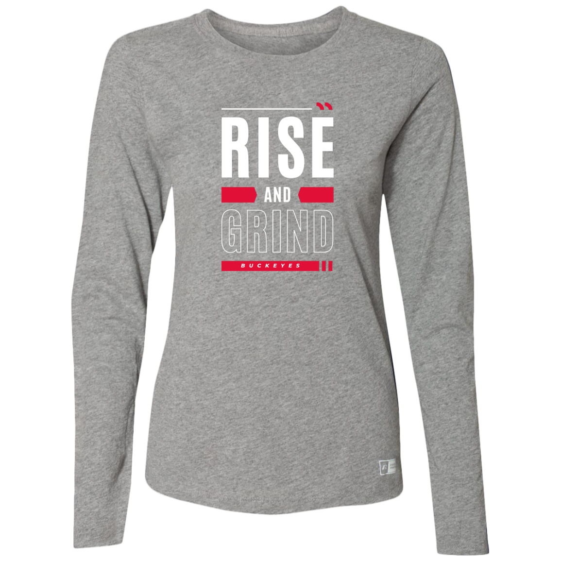 GRIND Ohio State Ladies’ Essential Dri-Power Long Sleeve Tee