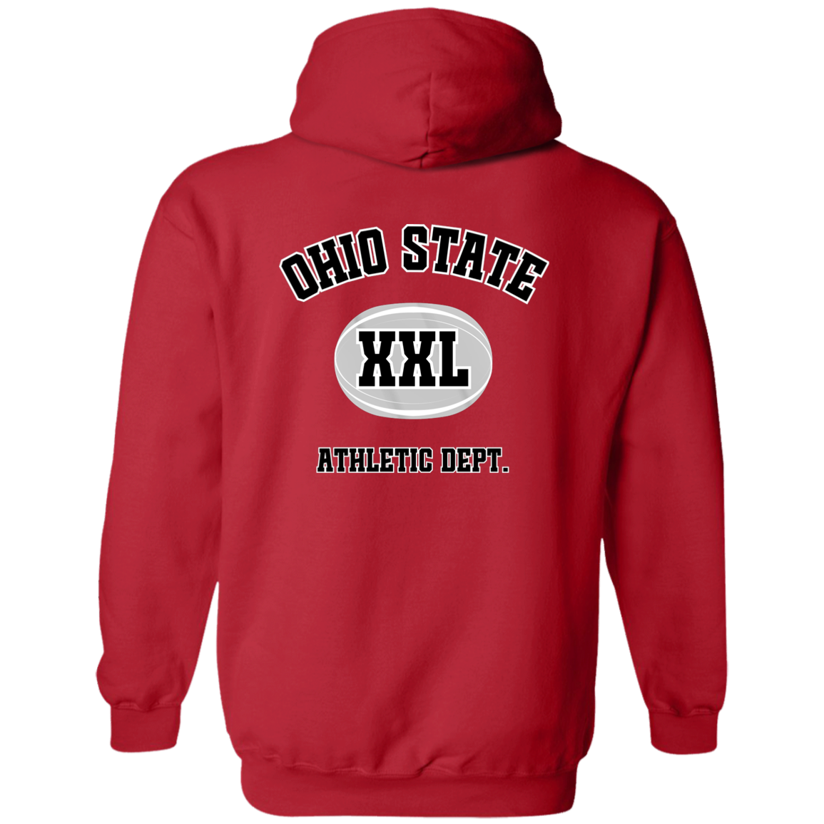 ATHLETICS Ohio State Zip Up Hooded Sweatshirt