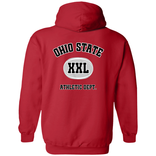 ATHLETICS Ohio State Zip Up Hooded Sweatshirt