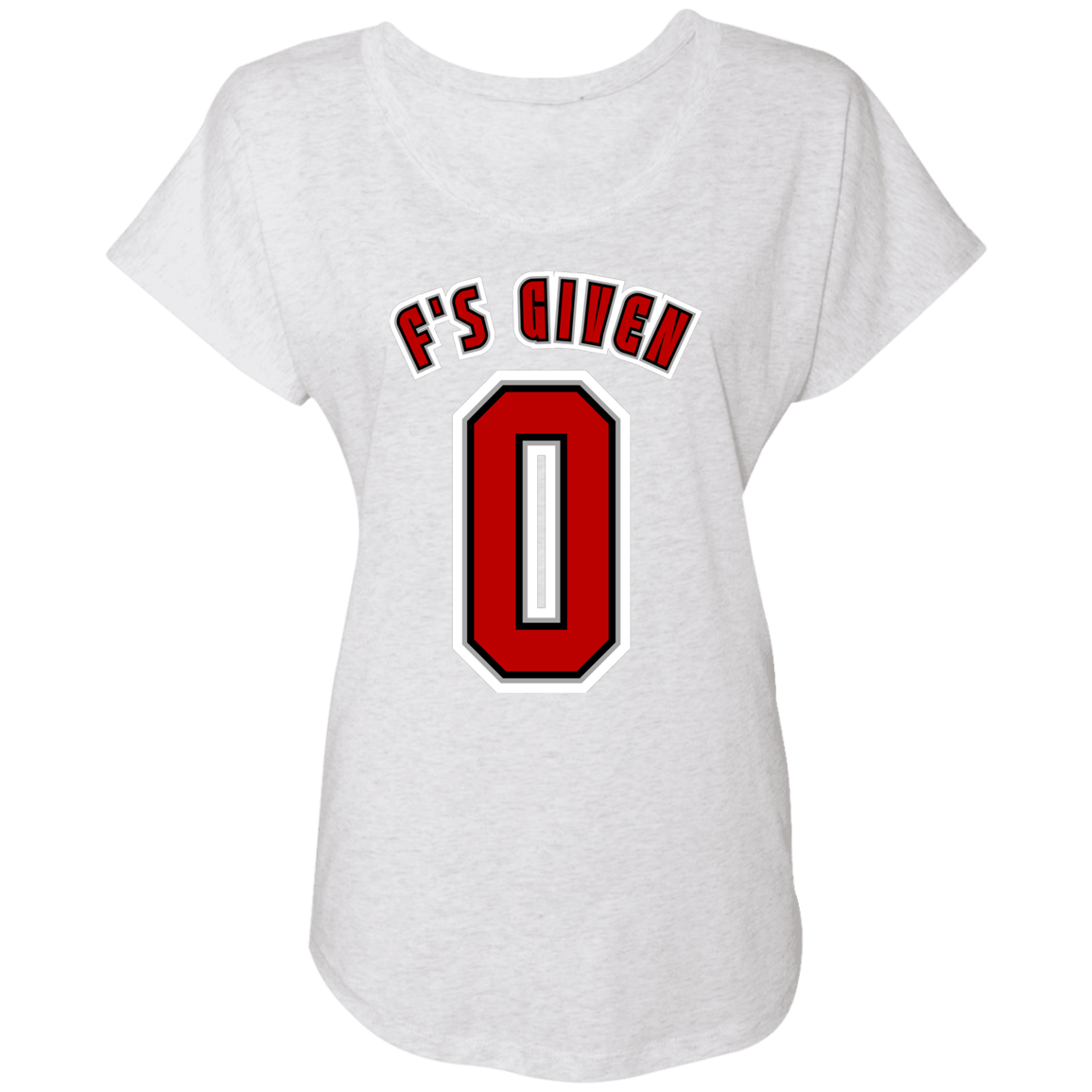 F'SGIVEN + SCHEDULE Ohio State Ladies' Triblend Dolman Sleeve