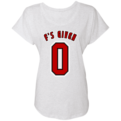 F'SGIVEN + SCHEDULE Ohio State Ladies' Triblend Dolman Sleeve