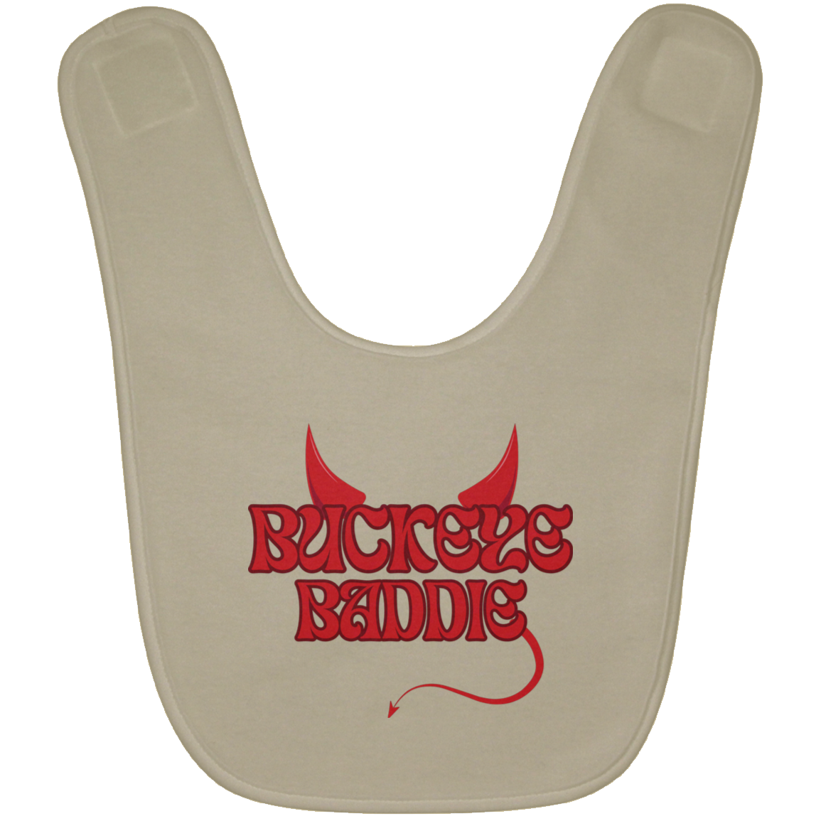 BADDIE Ohio State Baby Bib