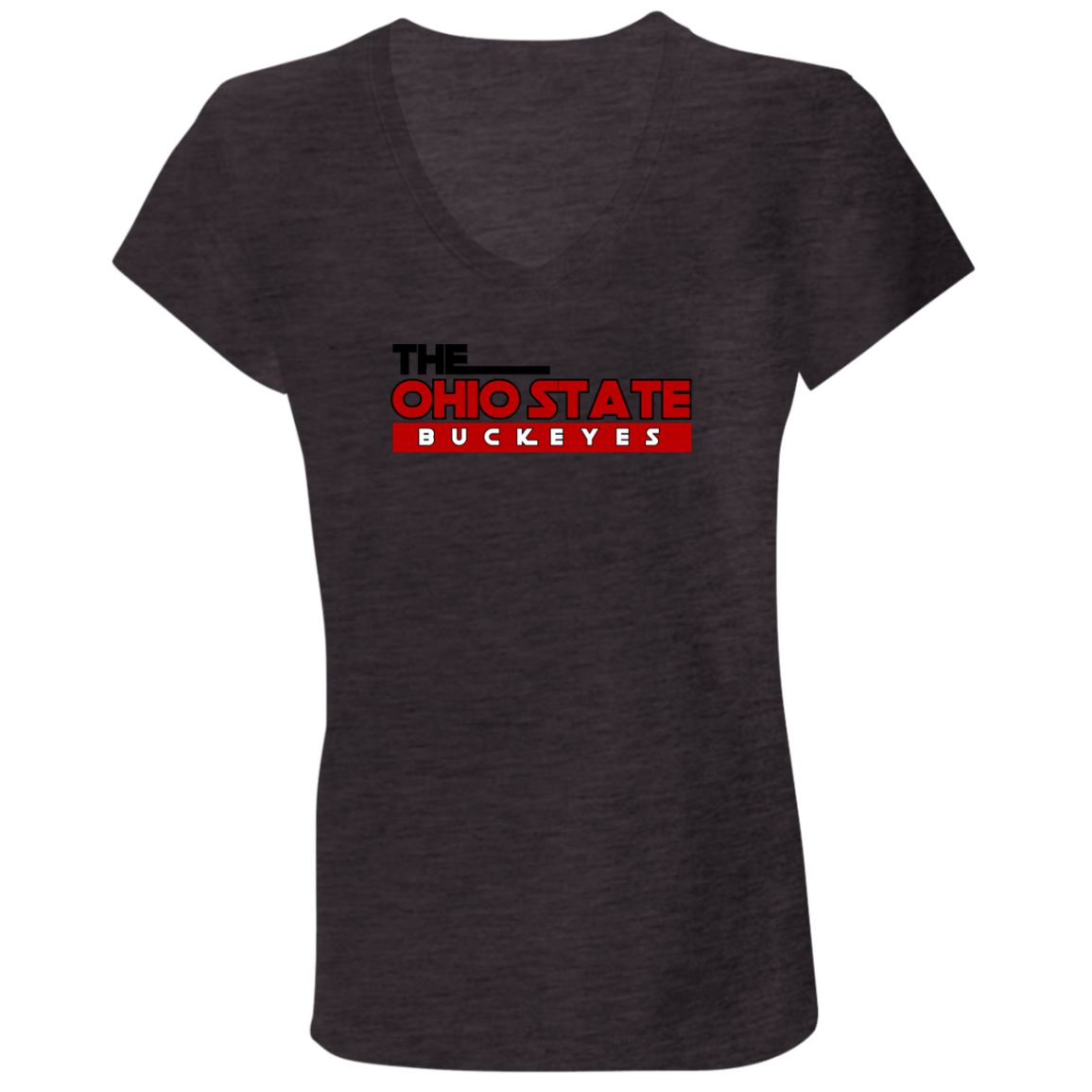 B2TF Ohio State Ladies' Jersey V-Neck T-Shirt