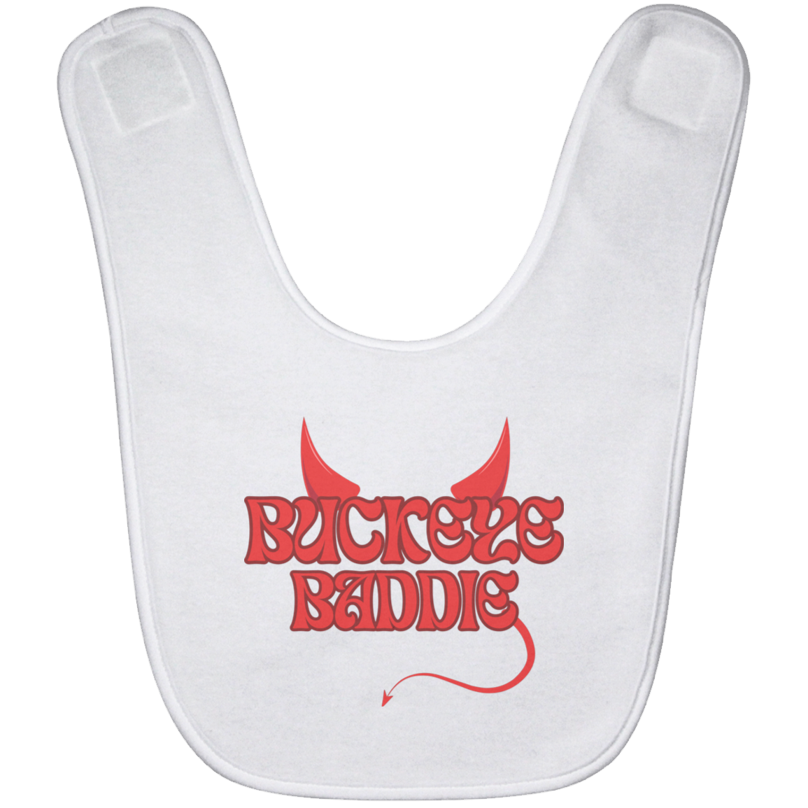 BADDIE Ohio State Baby Bib