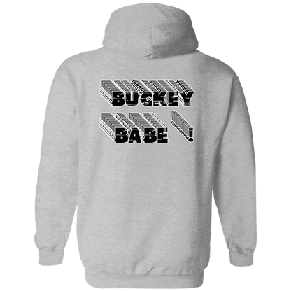 BUCKEYEBABE Ohio State Zip Up Hooded Sweatshirt