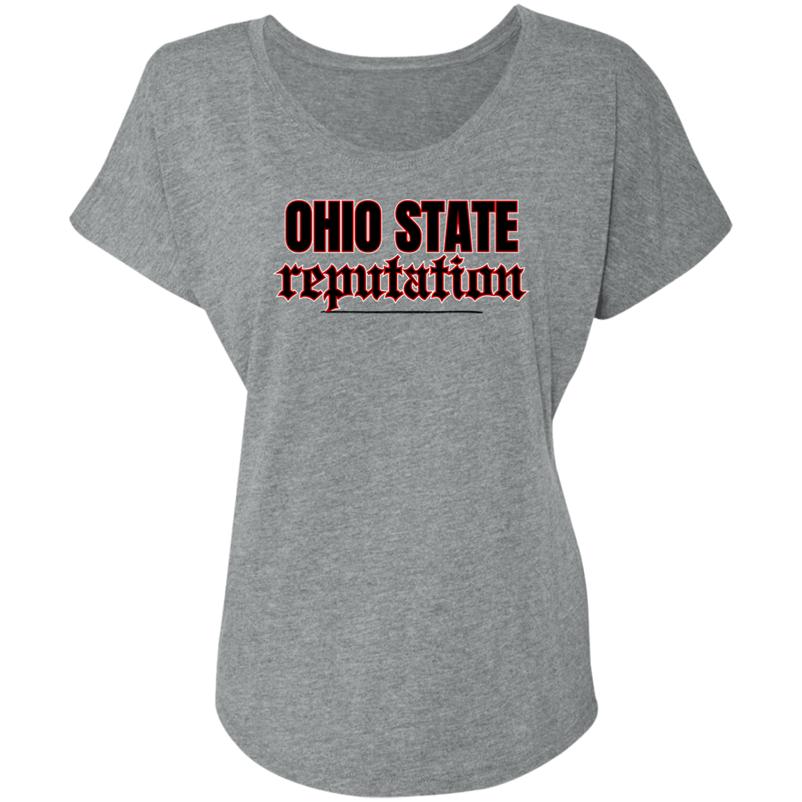 REP Ohio State Ladies' Triblend Dolman Sleeve