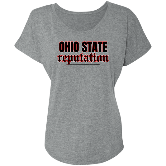 REP Ohio State Ladies' Triblend Dolman Sleeve