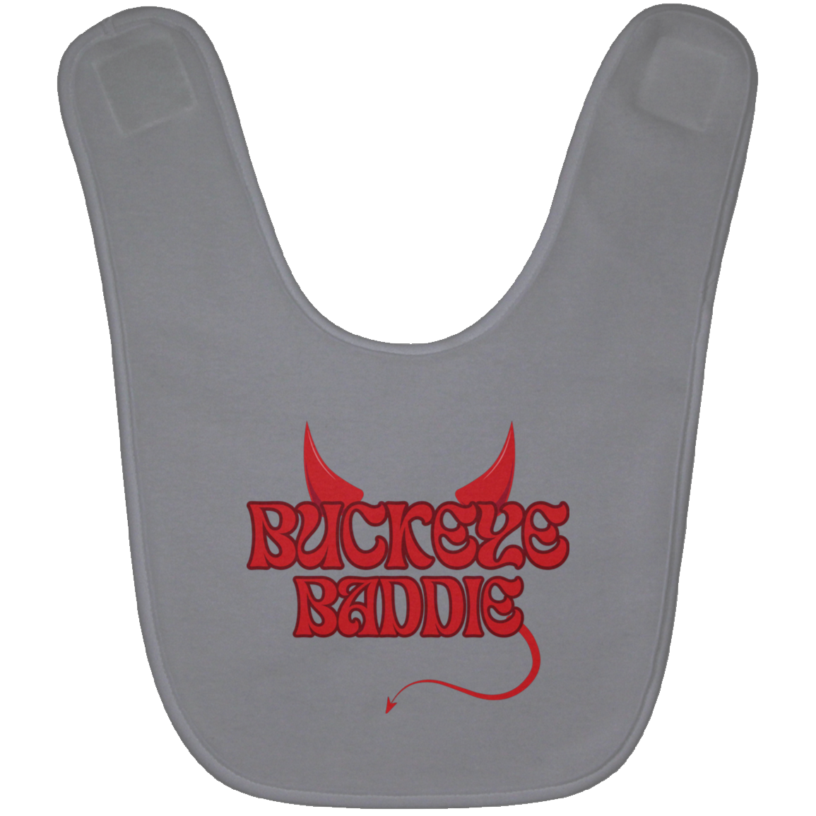 BADDIE Ohio State Baby Bib