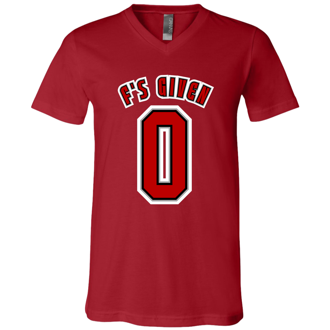 F'SGIVEN Ohio State Unisex Jersey SS V-Neck T-Shirt