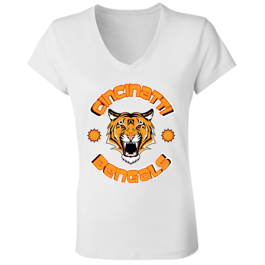 Cincinnati VINTAGE Ladies' Jersey V-Neck T-Shirt