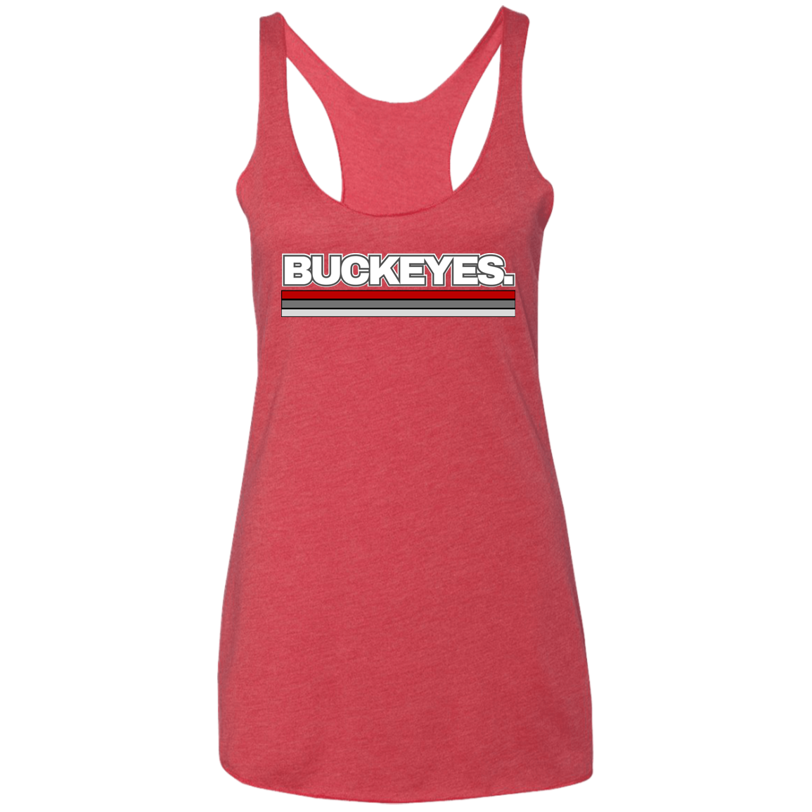 BUCKEYES. Ohio State Ladies' Triblend Racerback Tank