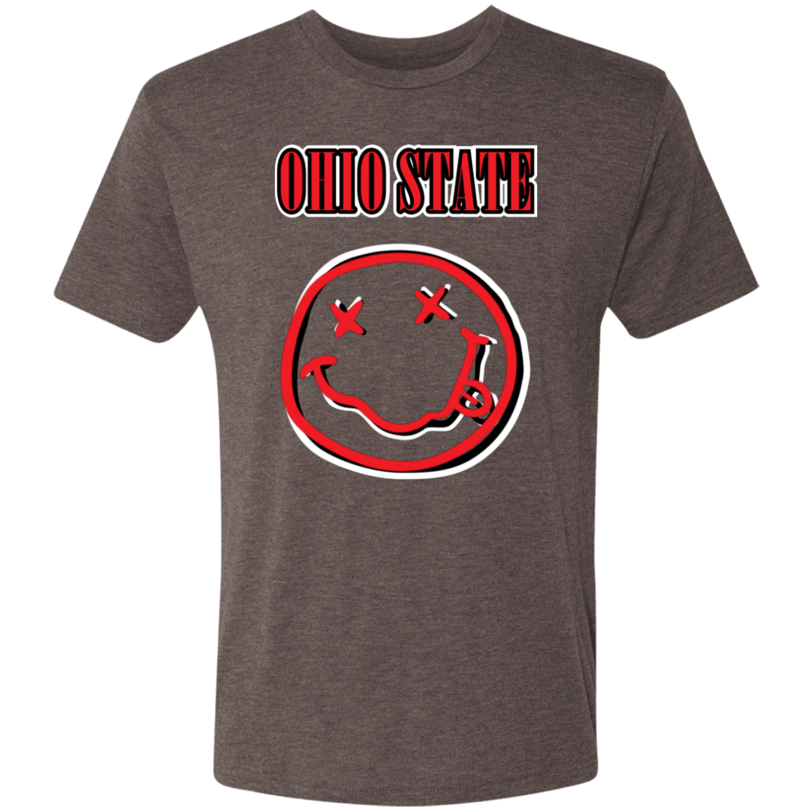 TEAMSPIRIT Ohio State Men's Triblend T-Shirt