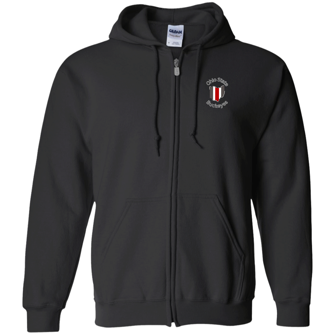 BUCKOHIO Ohio State Zip Up Hooded Sweatshirt