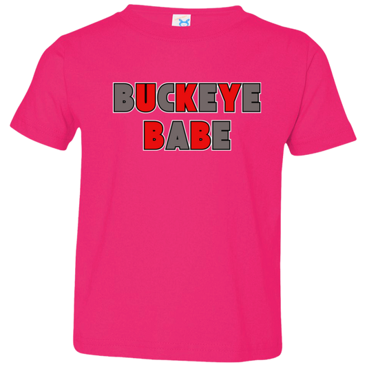 BUCKBABE Ohio State Toddler Jersey T-Shirt