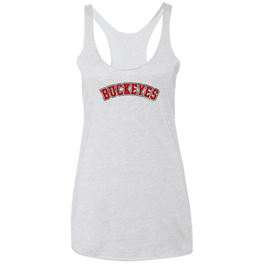 BUCKEYES Ohio State Ladies' Triblend Racerback Tank