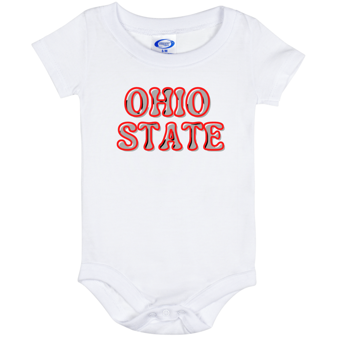 OSTATE Ohio State Baby Onesie 6 Month