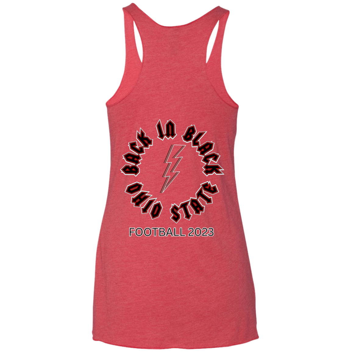 BNB Ohio State Ladies' Triblend Racerback Tank