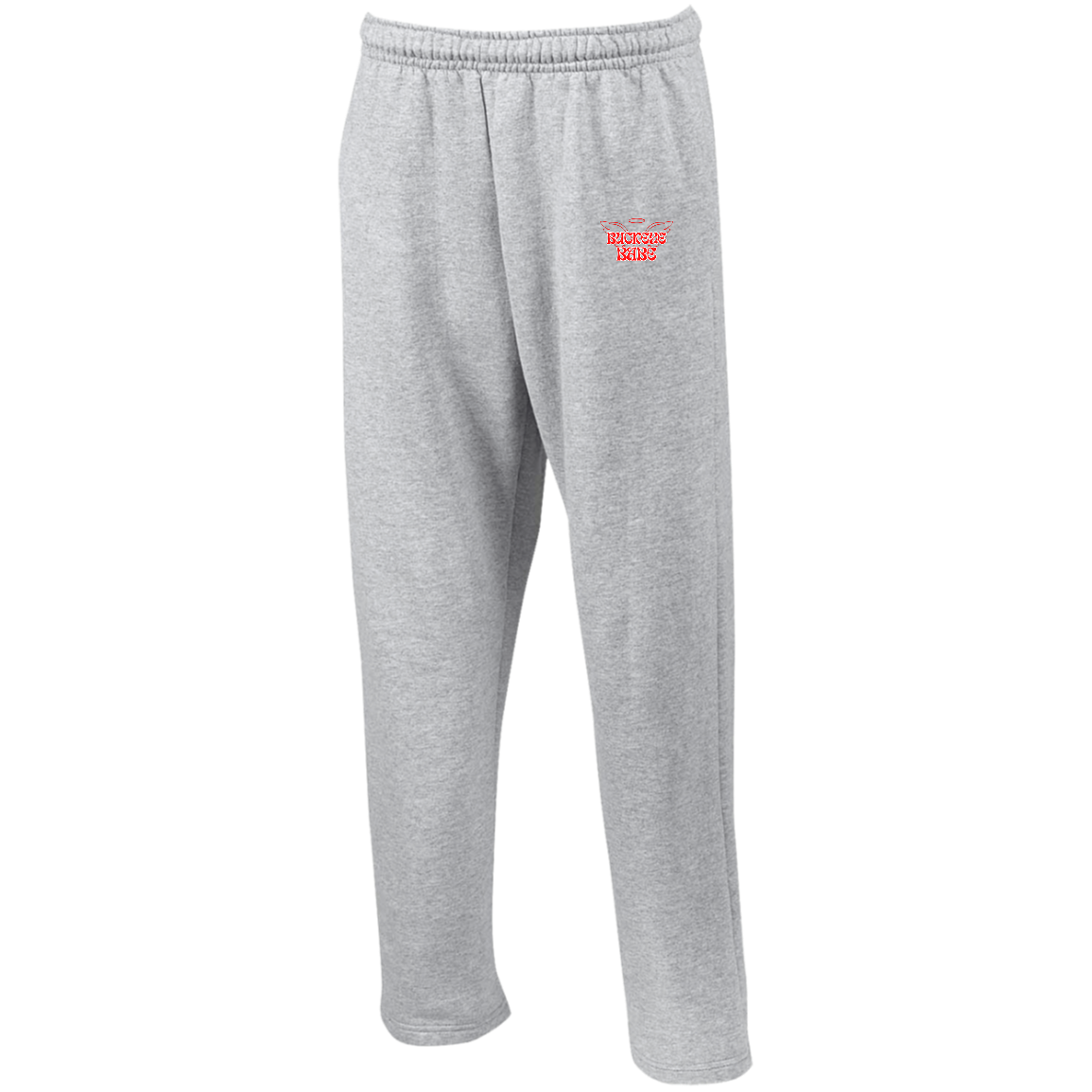 BABE Ohio State Open Bottom Sweatpants with Pockets