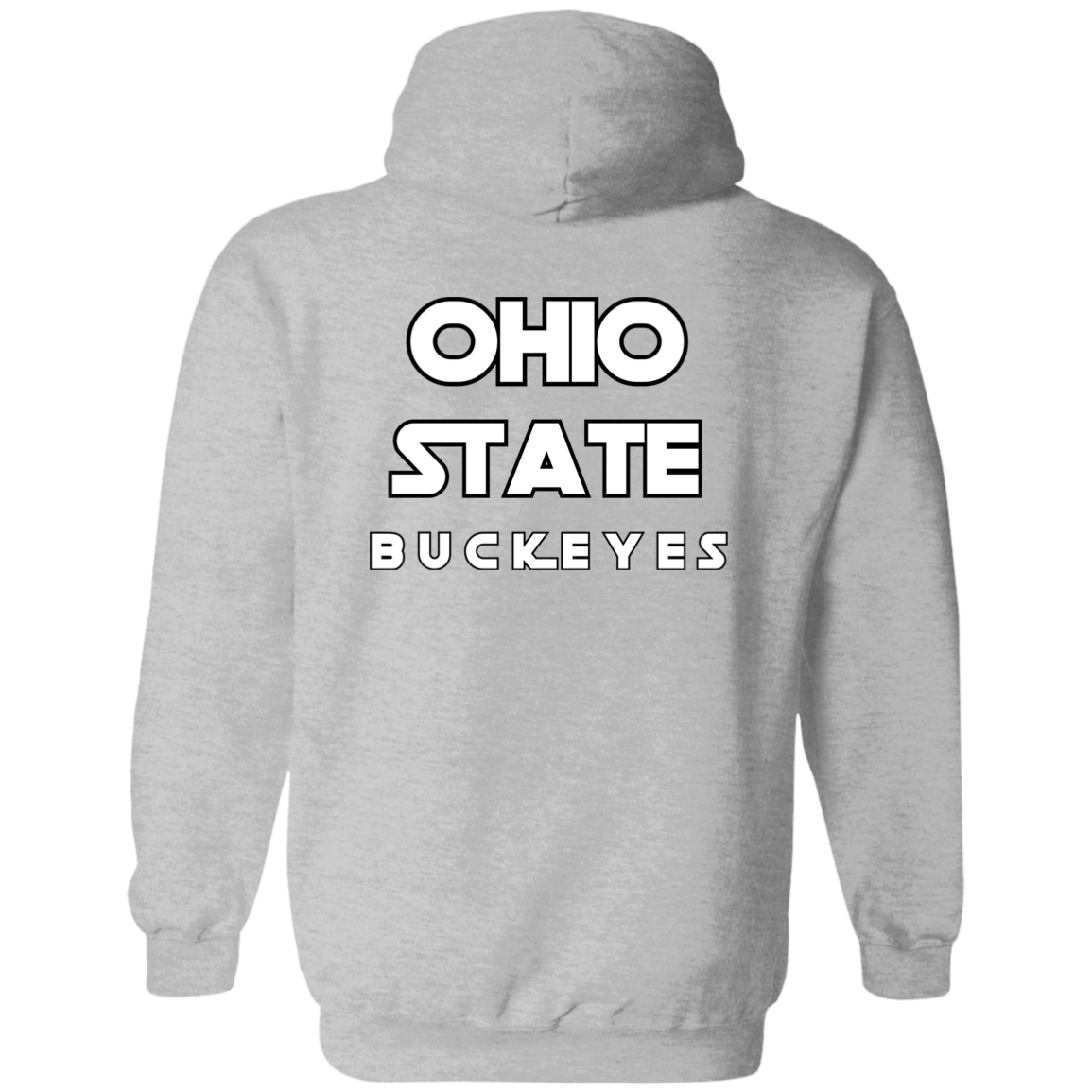 STAR Ohio State Zip Up Hooded Sweatshirt