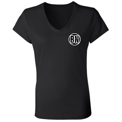 BUCK OFF Ohio State Ladies' Jersey V-Neck T-Shirt