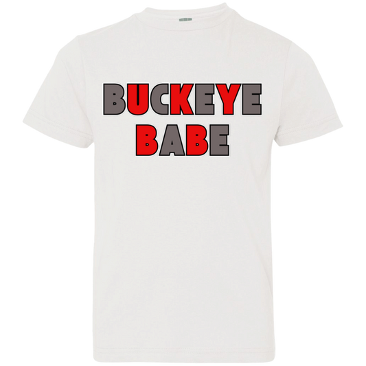 BUCKBABE Ohio State Youth Jersey T-Shirt