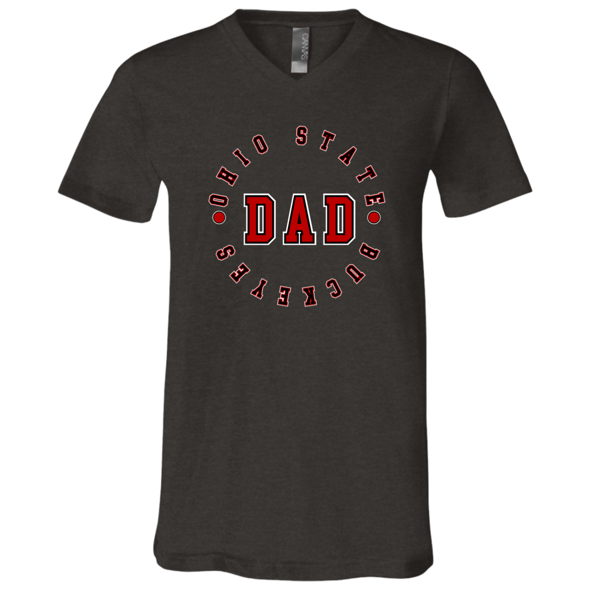 OSUDAD Ohio State Unisex Jersey SS V-Neck T-Shirt