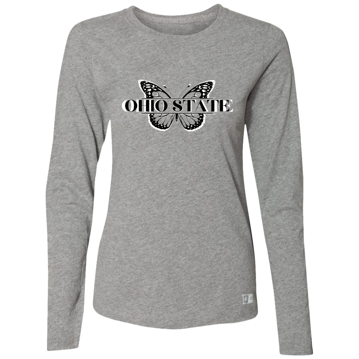 BUTTERLY Ohio State Ladies’ Essential Dri-Power Long Sleeve Tee