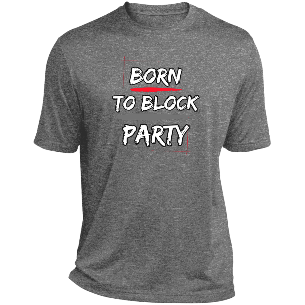 BLOCKPARTY Ohio State Heather Performance Tee