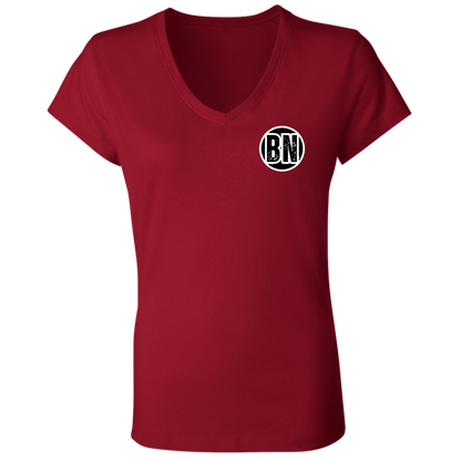 BUCK OFF Ohio State Ladies' Jersey V-Neck T-Shirt