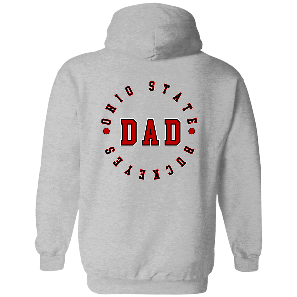 DAD Ohio State Zip Up Hooded Sweatshirt