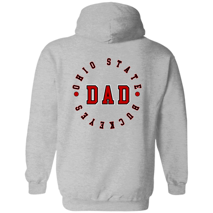 DAD Ohio State Zip Up Hooded Sweatshirt