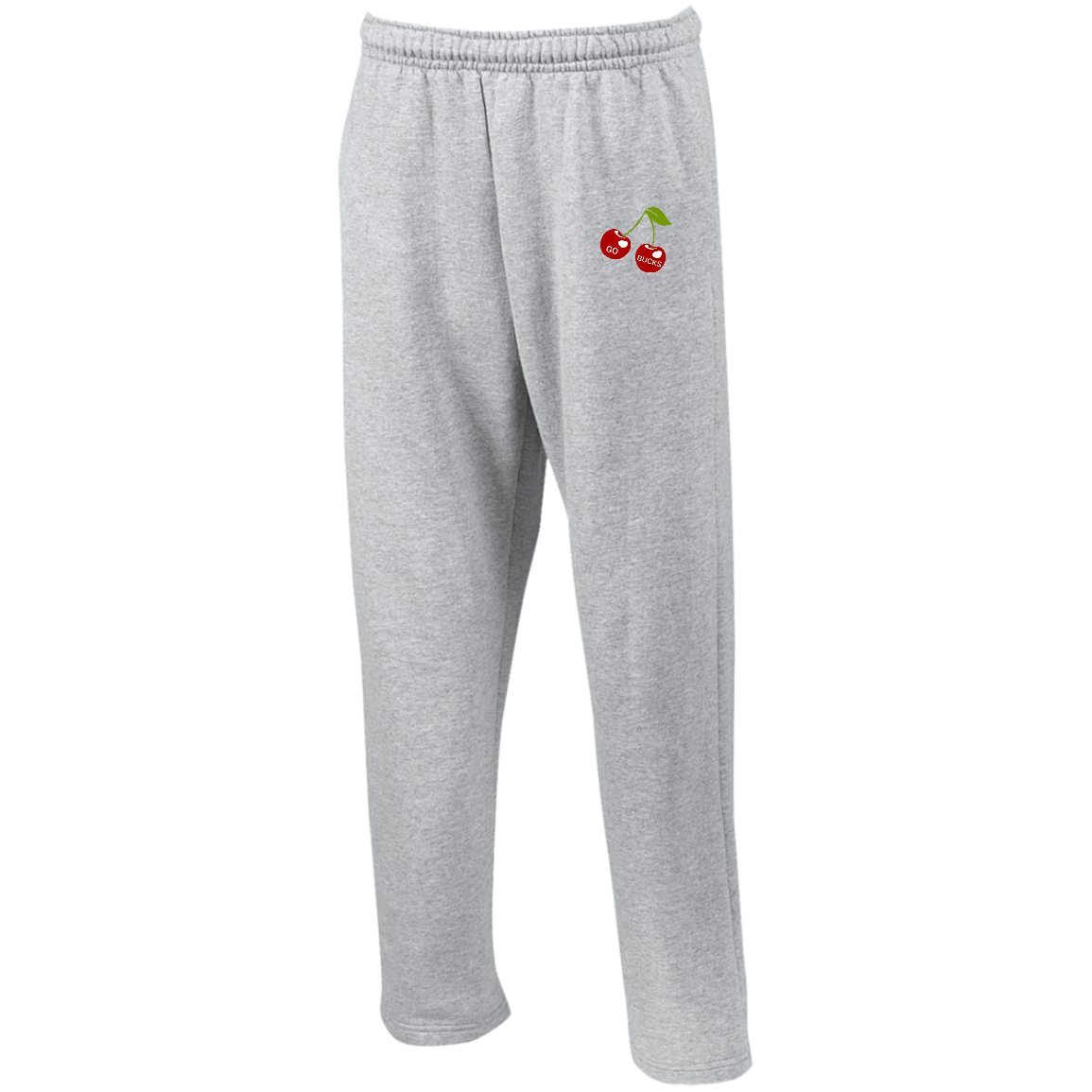 CHERRY Ohio State Open Bottom Sweatpants with Pockets