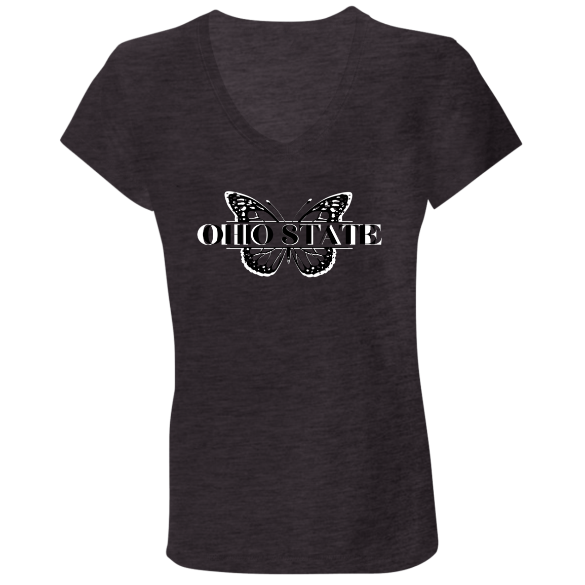 BUTTERLY Ohio State Ladies' Jersey V-Neck T-Shirt