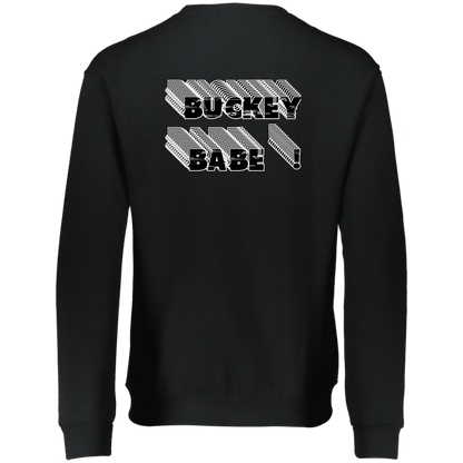 BUCKEYEBABE Ohio State Dri-Power Fleece Crewneck Sweatshirt