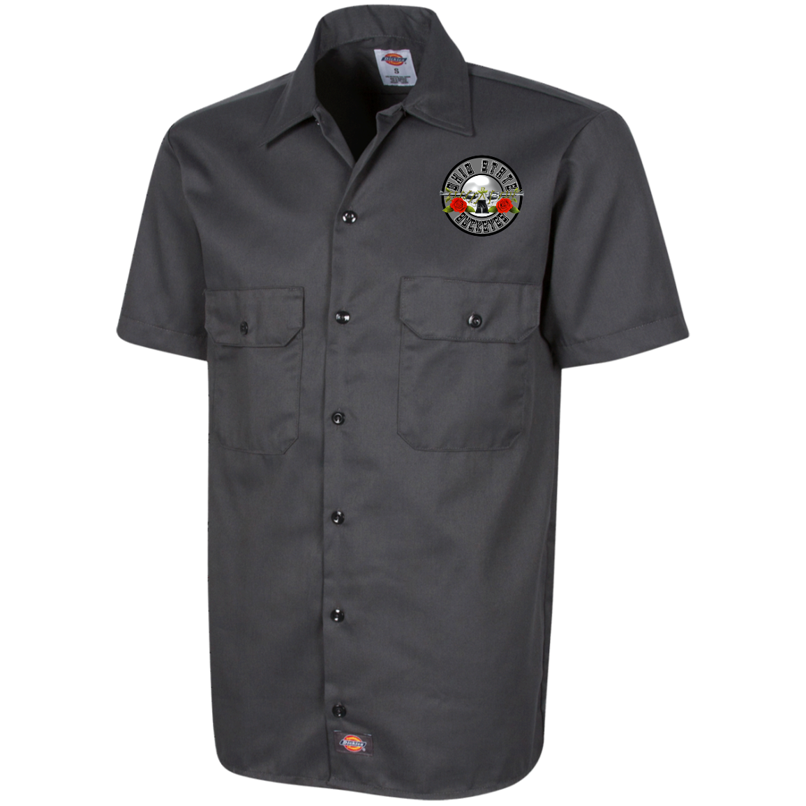 OBSESSION Ohio State Dickies Men's Short Sleeve Workshirt