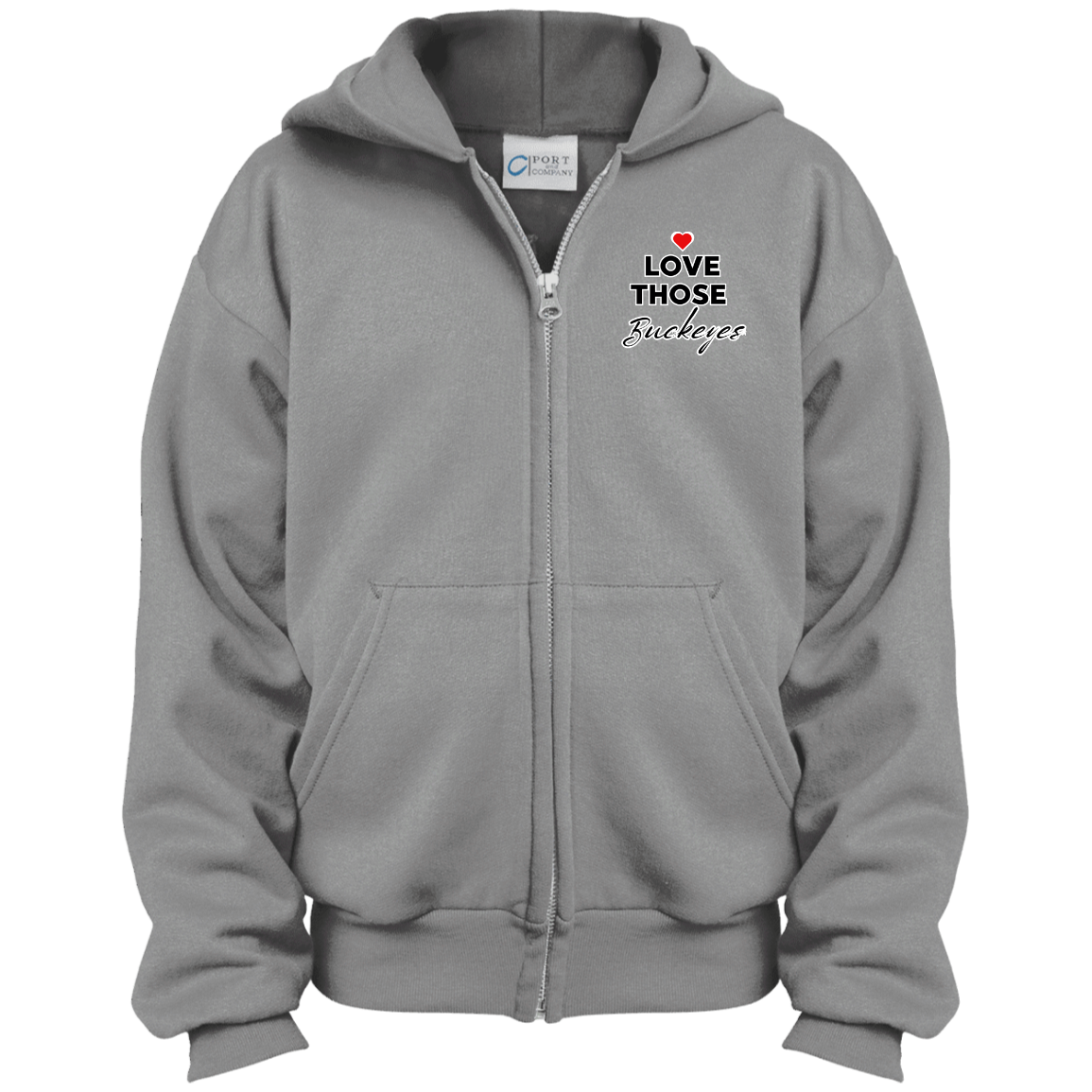 THOSE Ohio State Youth Full Zip Hoodie