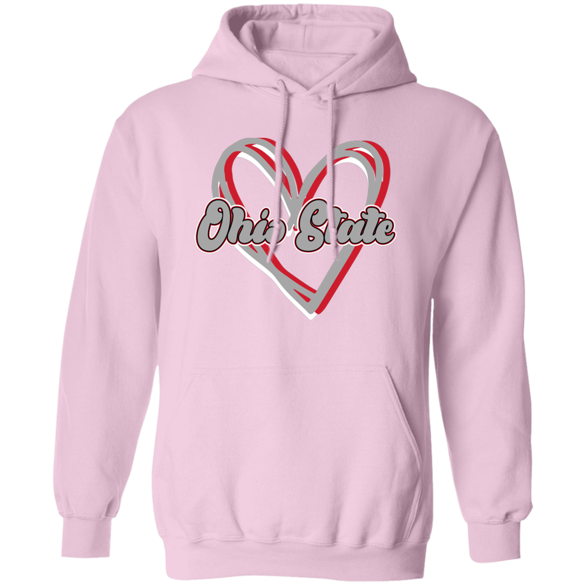 HEART Ohio State Pullover Hoodie