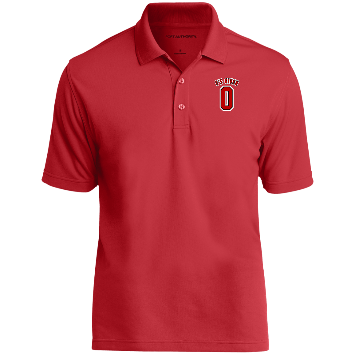 F'SGIVEN Ohio State Dry Zone UV Micro-Mesh Polo