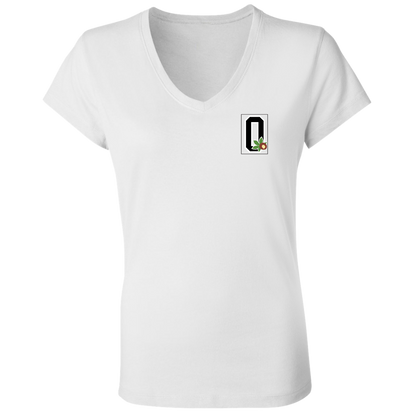 GIVEN'S Ohio State Ladies' Jersey V-Neck T-Shirt