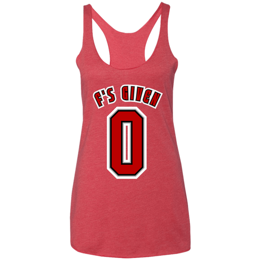 F'SGIVEN Ohio State Ladies' Triblend Racerback Tank