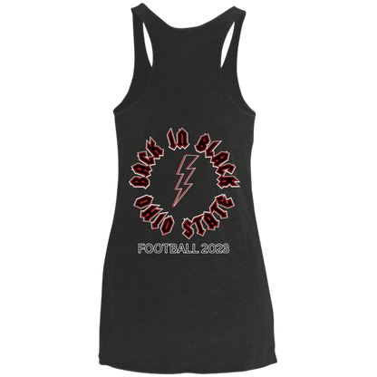 BNB Ohio State Ladies' Triblend Racerback Tank