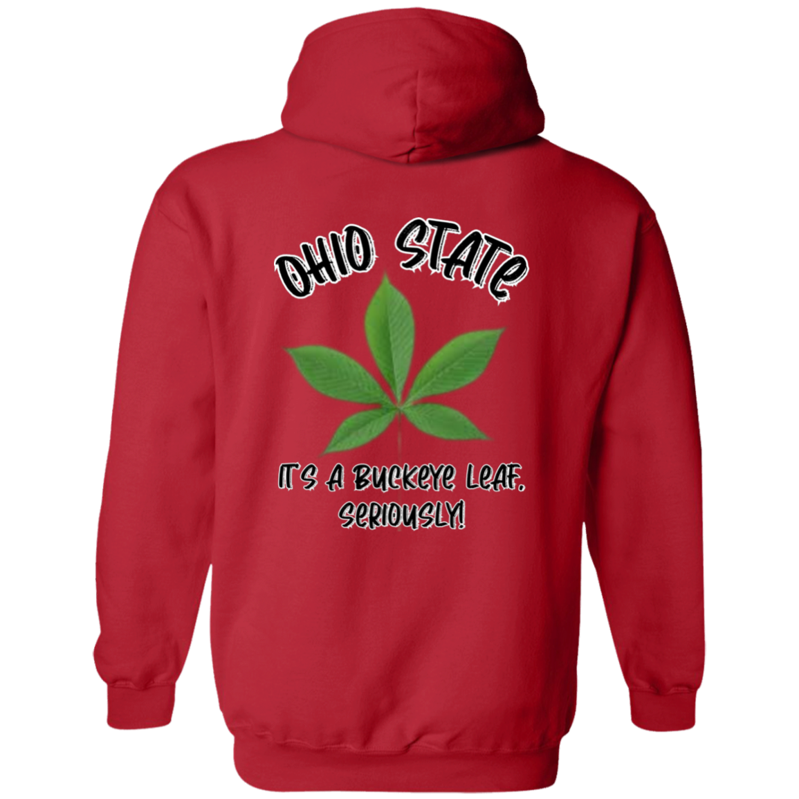 SERIOUSLY Ohio State Zip Up Hooded Sweatshirt