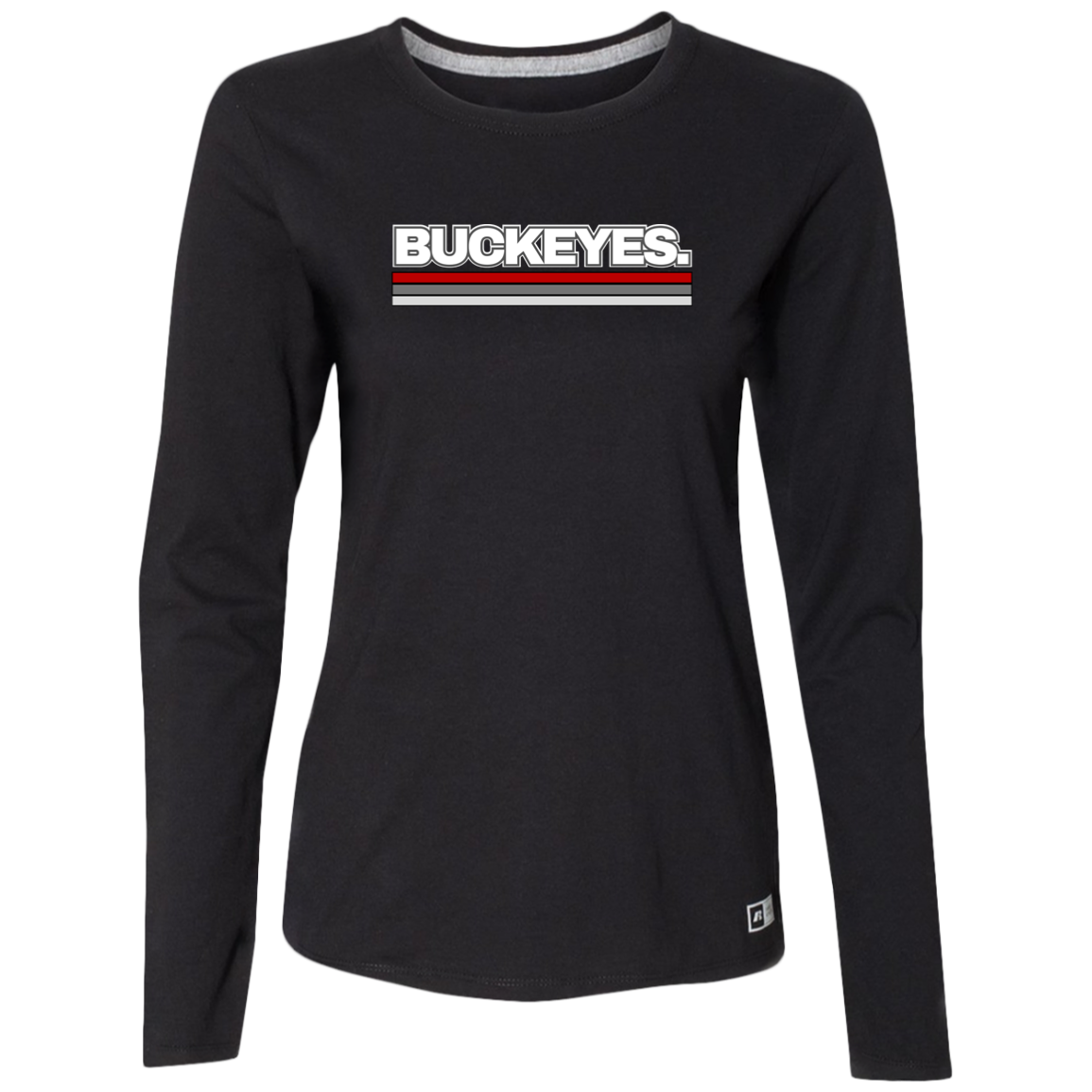 BUCKEYES. Ohio State Ladies’ Essential Dri-Power Long Sleeve Tee